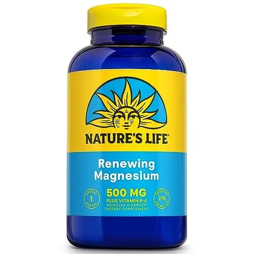 Nature's Life Magnesium 500 mg, 275 VegCaps | Supports Muscles, Nerves & Bones thumbnail 1