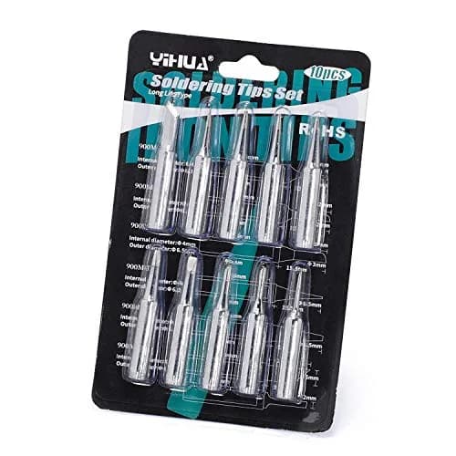 YIHUA #1200 Soldering Iron Tips Set 10PCS | SGS Certified Lead-Free thumbnail 1