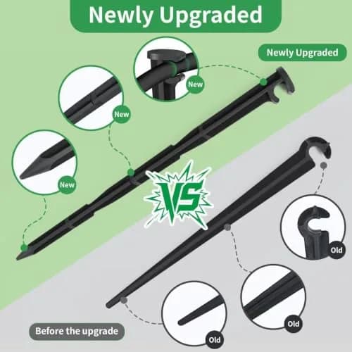Balter-D Irrigation Drip Support Stakes 1/4 Inch | Durable Plastic Support for Garden & Lawn thumbnail 4