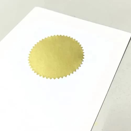 TownStix Silver & Gold Certificate Seals 400 PCS | 51 mm (2 Inch) Round Matte Foil Stickers thumbnail 5