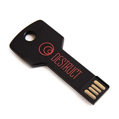 DESTRUCT USB Gadget - Military Grade Hard Drive Wiper | Permanently Erase Data, Portable, USB 1.1, Black thumbnail 5