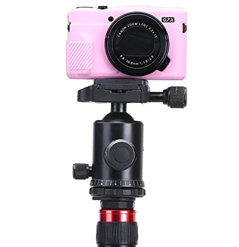 Yisau Pink Silicone Camera Case for Canon PowerShot G7X / G7X Mark II | Ultra Thin Lightweight Rubber Soft Silicone Bag Cover thumbnail 7