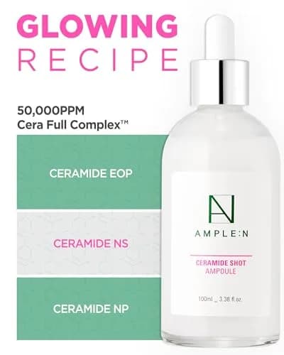 AMPLE:N Ceramide Shot Ampoule 100ml (3.38 fl oz) | Korean Barrier Repair Serum for Dry, Sensitive Skin thumbnail 3