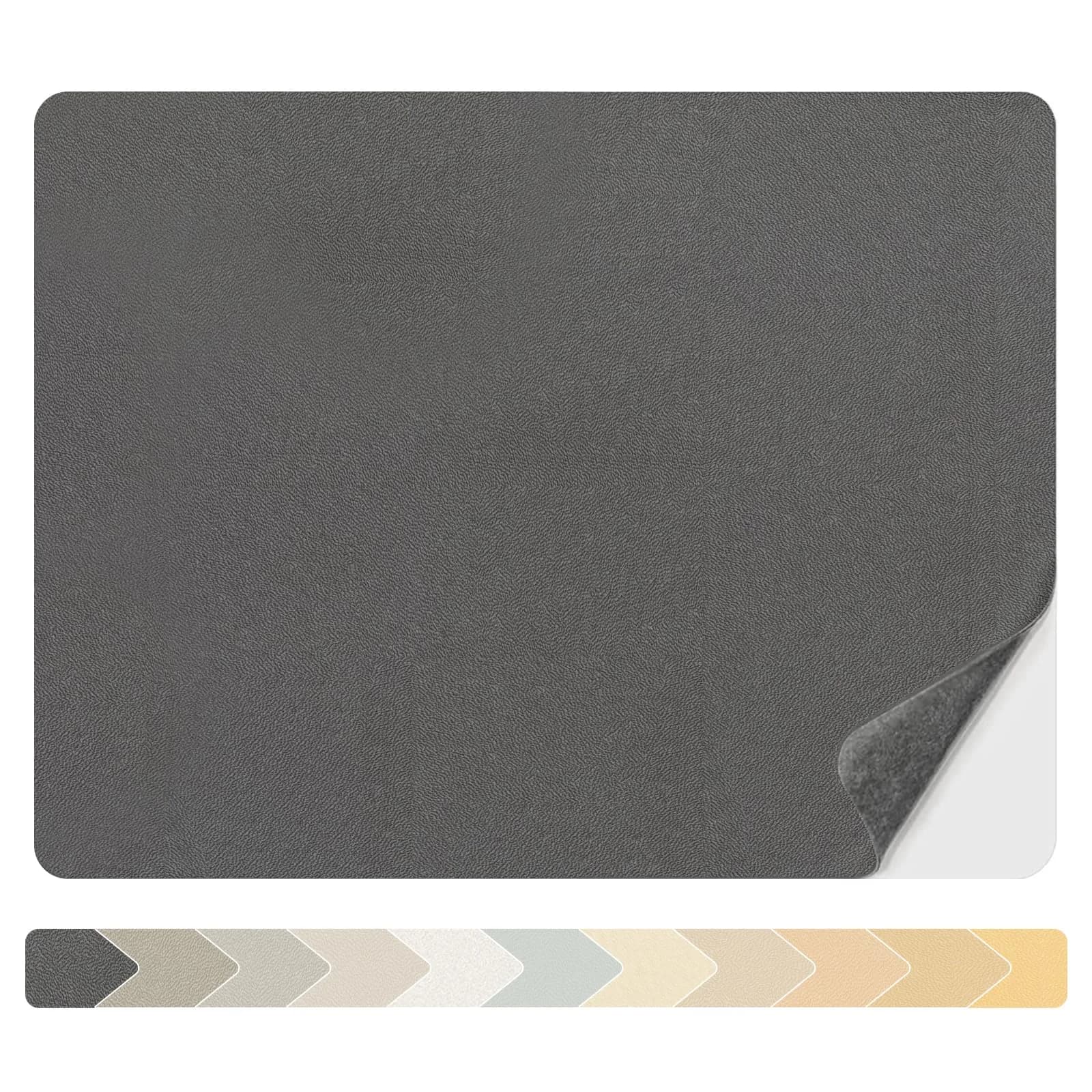 Numola Leather Repair Patch, 8×11 Inch Self-Adhesive Gray | Waterproof, Super Sticky, Easy Cut, Suitable for Leather & Vinyl
