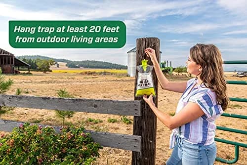 RESCUE! Big Bag Fly Trap Disposable Outdoor Use 2 Pack | Catches 40,000 Flies thumbnail 5