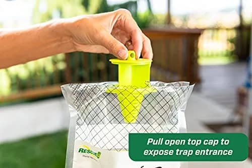 RESCUE! Big Bag Fly Trap Disposable Outdoor Use 2 Pack | Catches 40,000 Flies thumbnail 3