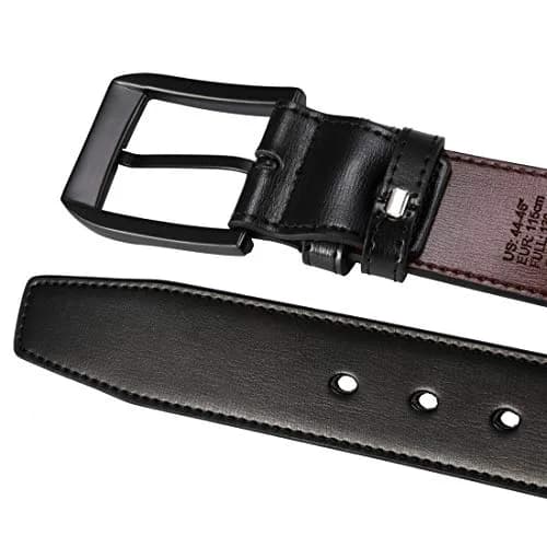 beltox fine Men’s Casual Leather Jeans Belt 1.5” Wide | Genuine Leather, Alloy Buckle, 47-48 thumbnail 4