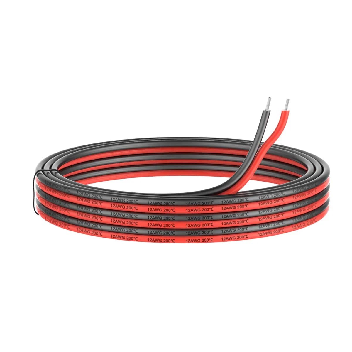 Haerkn 12awg Silicone Electrical Wire 25ft | Tinned Copper, 600V, Flexible & Durable - main product image