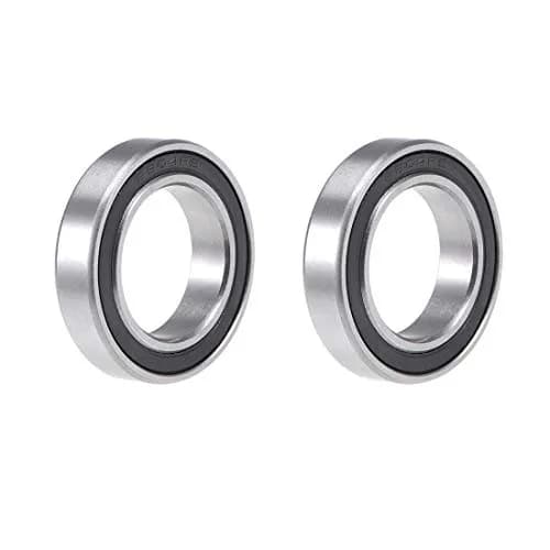 uxcell 6804-2RS Deep Groove Ball Bearing 20x32x7mm Chrome Steel Double Sealed 2 Pcs | Industrial Grade Radial Ball Bearing thumbnail 1