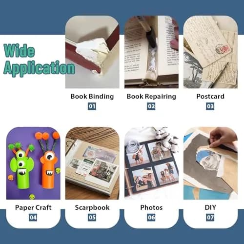 Books By Hand PH Neutral PVA Adhesive 118ml (4 Ounce) | Archival Quality for Bookbinding & Paper Projects thumbnail 4