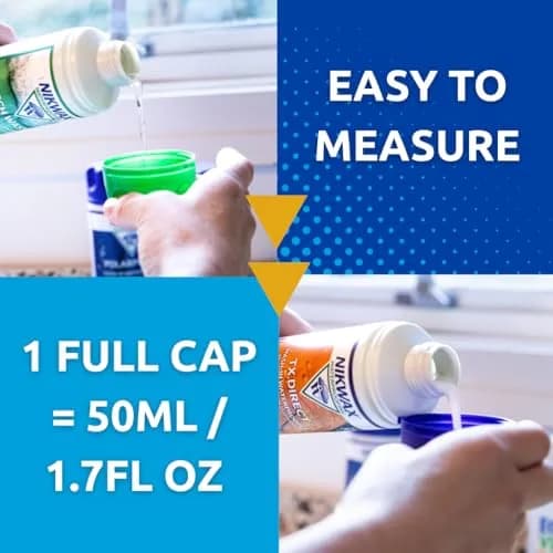 Nikwax Hardshell Cleaning & Waterproofing Duo-Pack 2L (67.6 Fl Oz) | Restores Water Repellency for Jackets & Outdoor Gear thumbnail 5