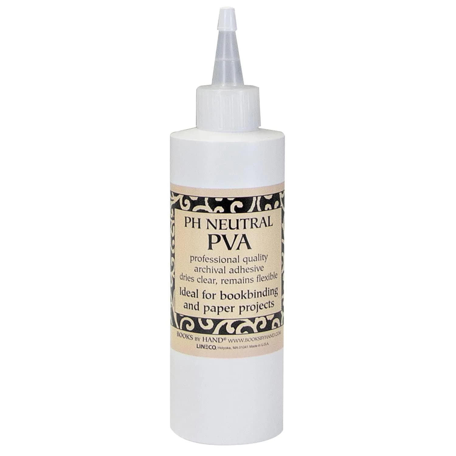 Books By Hand PH Neutral PVA Adhesive 237ml (8 Ounce) | Archival Quality, Dries Clear