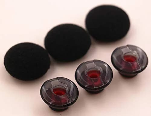 IiEXCEL Gray 3 Pack Replacement Eartips for Plantronics Voyager 5200 & Legend Headsets | Medium Size Gel Silicone Ear Gels & Foam Covers thumbnail 7