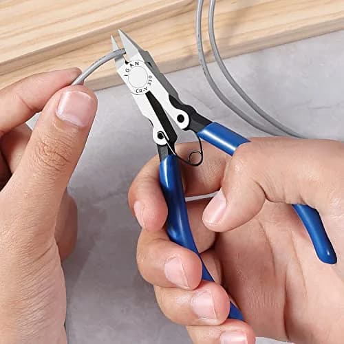 IGAN-330 Flush Cutters, Precision Wire Cutter, 5''x1 | Ultra-sharp CR-V for Electronics & Jewelry thumbnail 6