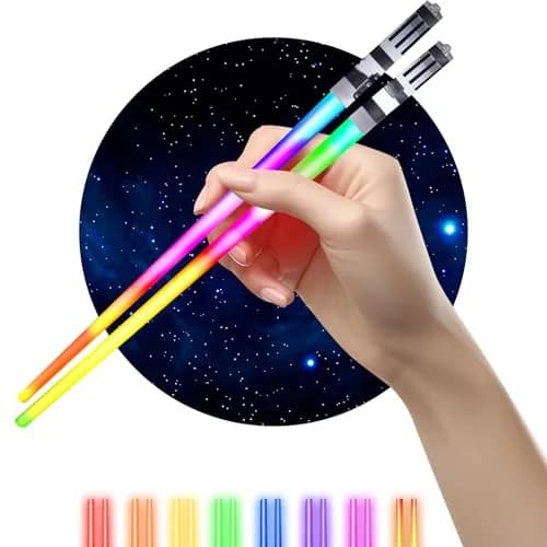 ChopSabers LED Lightsaber Chopsticks 25.9 cm (10.25 in) | 8 Color Modes thumbnail 1
