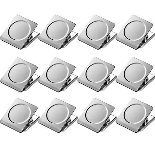 Thimmamma Heavy Duty Magnetic Paper Clip Clamp 1.2 Inch | Strong Stainless Steel Office & School Organizer thumbnail 1