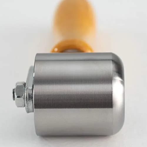 RecPro 2" Steel Roller with Wood Handle for Sealant Tape | RV Roof Repair | Sealant Steel Seam Roller 1-1/2" X 2" Radius Edge thumbnail 7