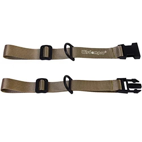Wisdompro Backpack Chest Strap, Heavy Duty Webbing, Khaki | Adjustable Shoulder Strap for Outdoor Activities thumbnail 1