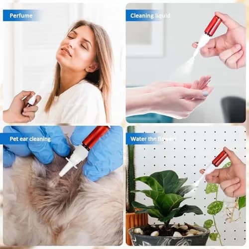 ARTIBETTER 15ml Refillable Nasal Spray Bottle Amber Plastic | Compact Leakproof Mist for Travel & Personal Care thumbnail 2