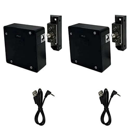 WOOCH RFID Lock Electronic Cabinet Lock 2 Pack | Hidden DIY Lock with USB Cable for Wooden Cabinets thumbnail 1