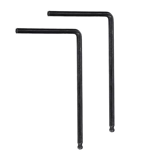 RiToEasysports Guitar Allen Wrench, 2 PCS Rod Allen Wrench Tool 4mm / 5mm Ball End for Acoustic Guitar (Black 4mm) | Durable Steel thumbnail 1