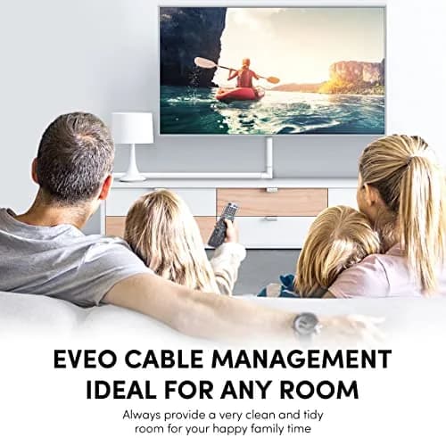 EVEO Cable Hider Wall 153" (12.75 ft) | Paintable Cord Concealer for Clean Walls thumbnail 7