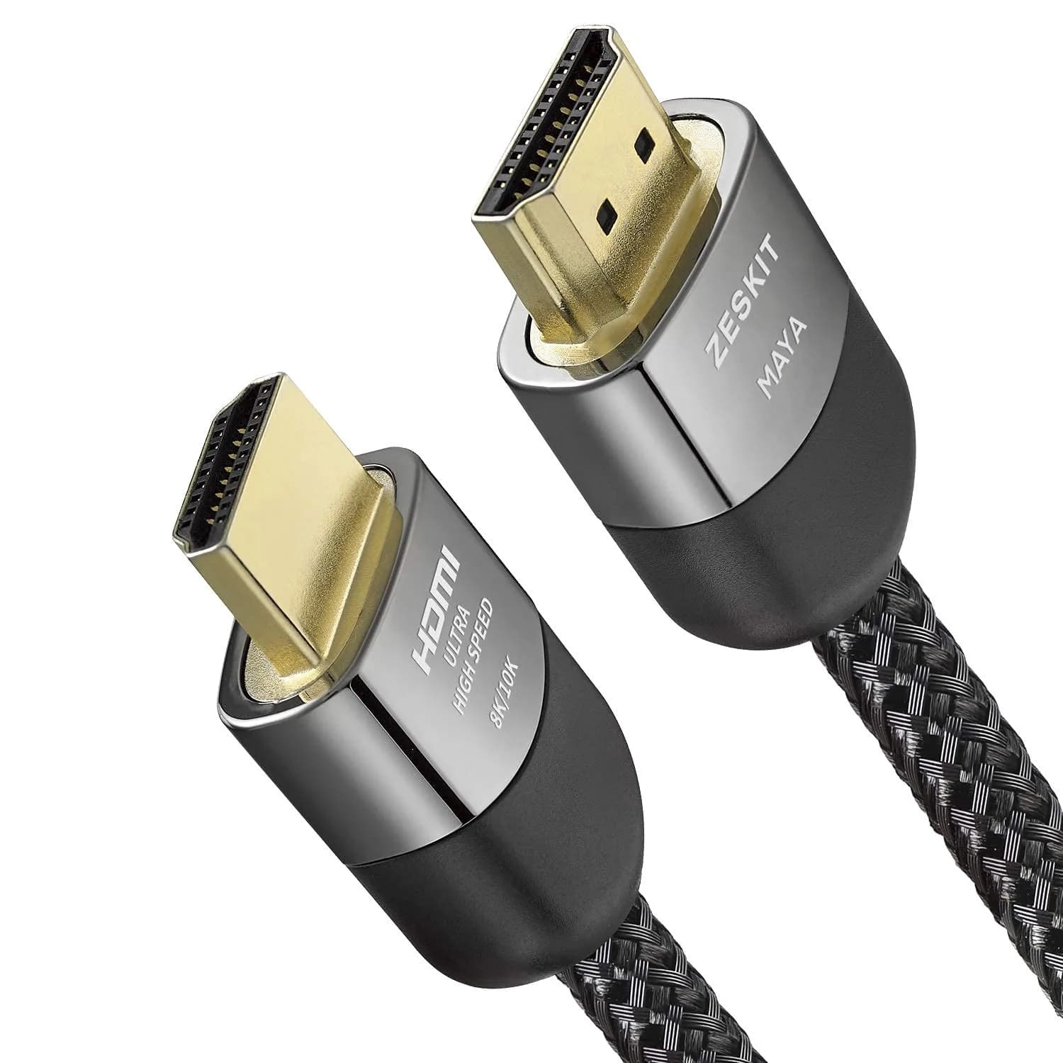 Zeskit Ultra High Speed HDMI 2.1 Cable 6.5ft (2m) | 8K 48Gbps Certified for PS5, Xbox Series X, eARC, VRR - main product image