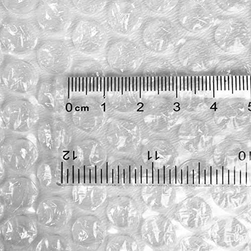 Amazon Basics Perforated Bubble Wrap Roll 30.48 cm x 53.34 m | Small 3/16" Bubbles, Clear thumbnail 8