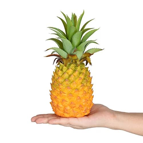 Lvydec Realistic Artificial Pineapple Decoration 21 cm (8.2") | Lifelike Plastic Fruit for Home & Party thumbnail 5