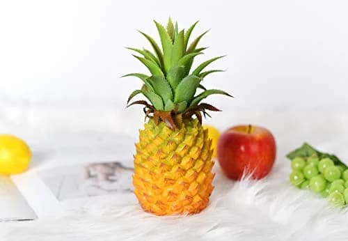 Lvydec Realistic Artificial Pineapple Decoration 21 cm (8.2") | Lifelike Plastic Fruit for Home & Party thumbnail 3