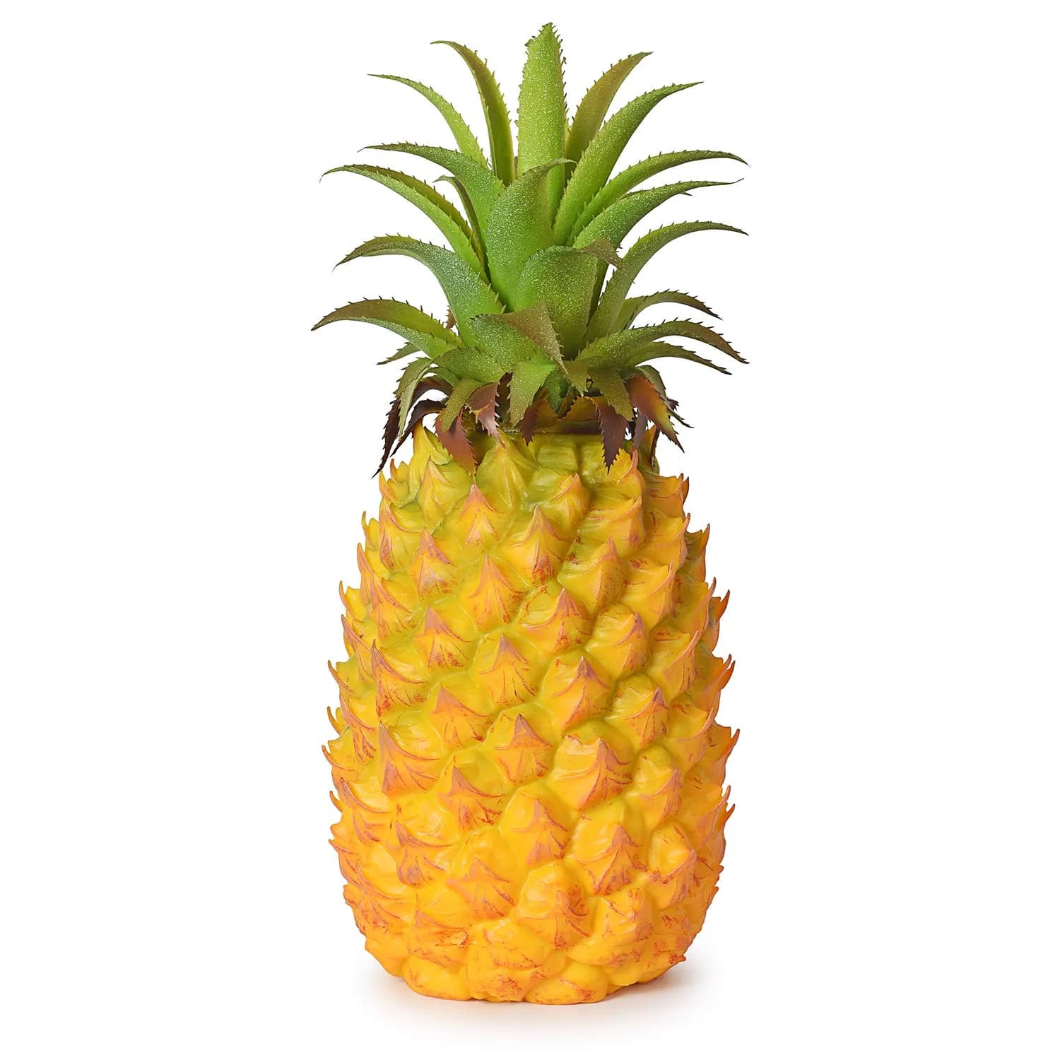 Lvydec Realistic Artificial Pineapple Decoration 21 cm (8.2") | Lifelike Plastic Fruit for Home & Party — Yellow