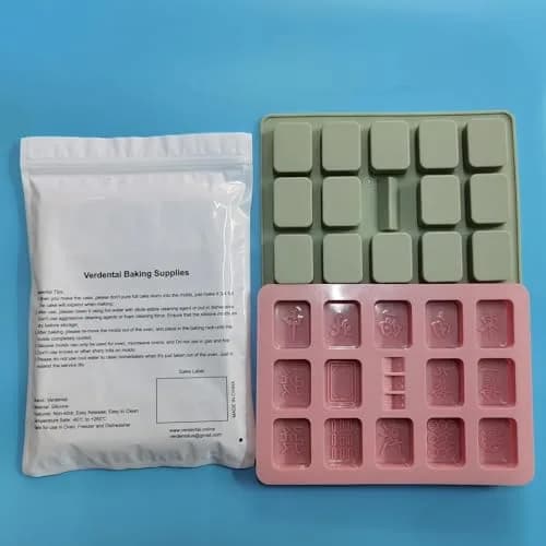 Verdental Mahjong Silicone Chocolate Mold Set of 2 | Food-Grade, Non-Stick, Easy Release Candy Molds thumbnail 7