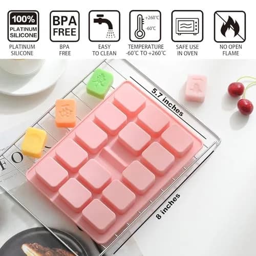 Verdental Mahjong Silicone Chocolate Mold Set of 2 | Food-Grade, Non-Stick, Easy Release Candy Molds thumbnail 2