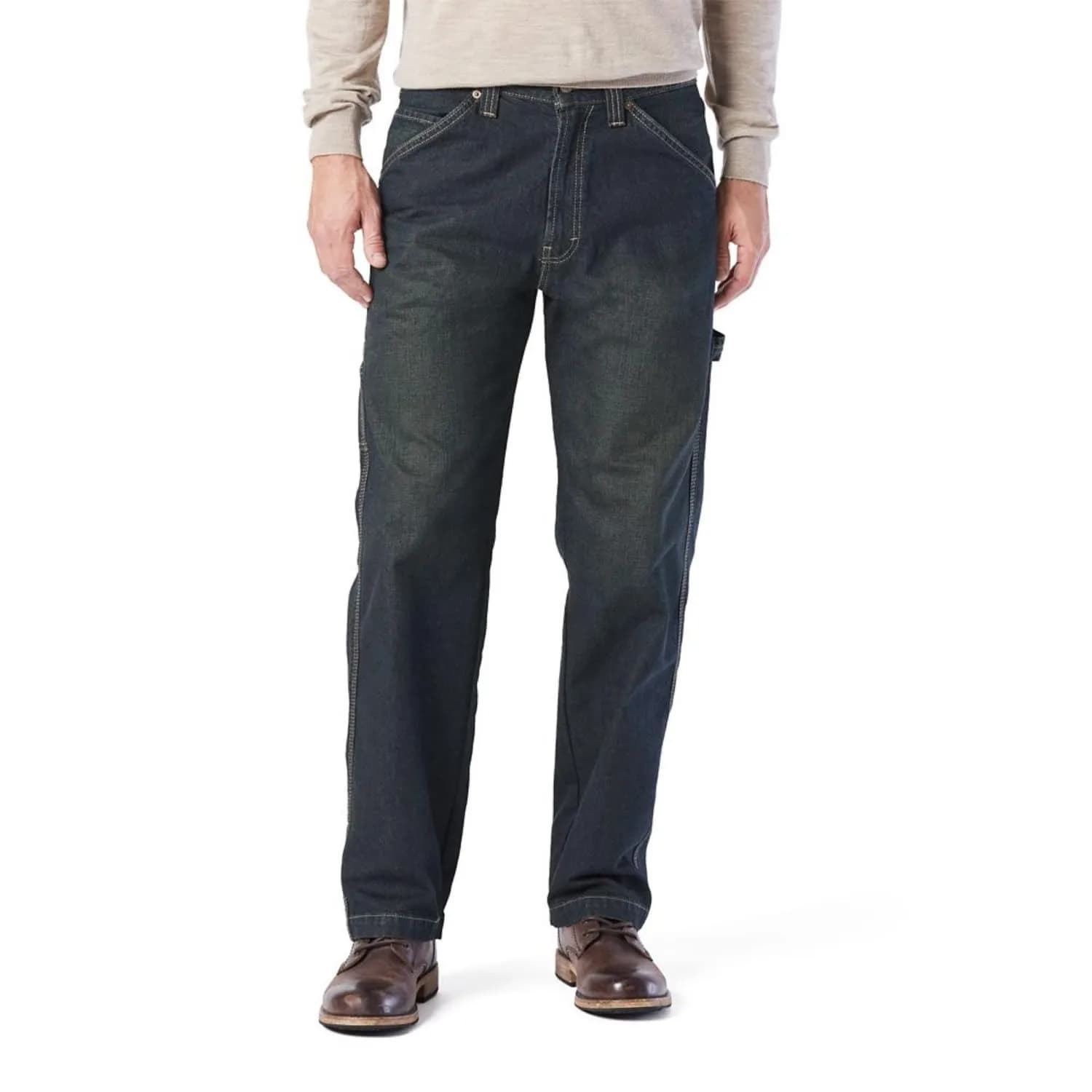 Levi Strauss Signature Gold Men's Carpenter Jeans, Centurion, 31W x 30L | Built-in Hammer Loop & Utility Pockets