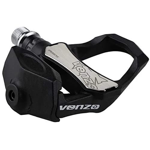 Venzo Look KEO Compatible Clipless Pedals with Cleats 9/16" Spindle | Road Bike Performance thumbnail 1