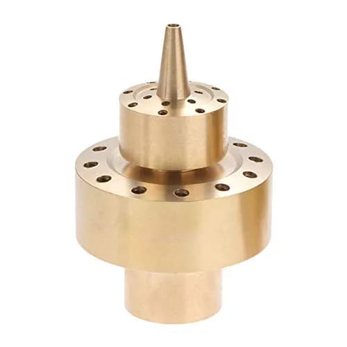 Hicello Brass Fountain Nozzle for Ponds & Water Gardens | 1 Inch (G1/DN25) Inlet, 1.26 Inch Outlet thumbnail 1