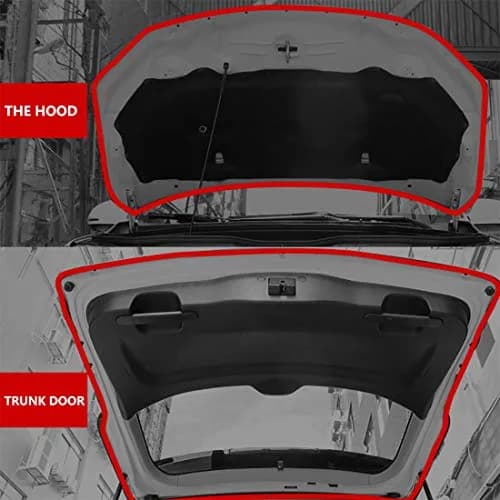 CloudBuyer Universal Car Weather Stripping 16.5ft | L-Shape EPDM Rubber Seal for Doors, Windows, Engine Hood thumbnail 6