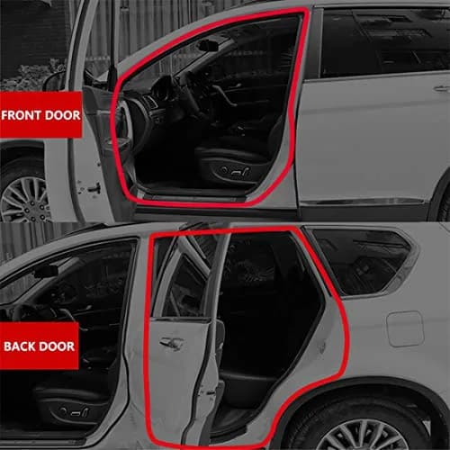 CloudBuyer Universal Car Weather Stripping 16.5ft | L-Shape EPDM Rubber Seal for Doors, Windows, Engine Hood thumbnail 7