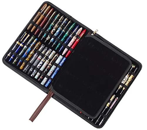 erofa 48 Fountain Pen Case, Rollerball Pen Holder Bag Pouch 33cm (12.99in) | Organizes Pens for Students & Professionals thumbnail 6