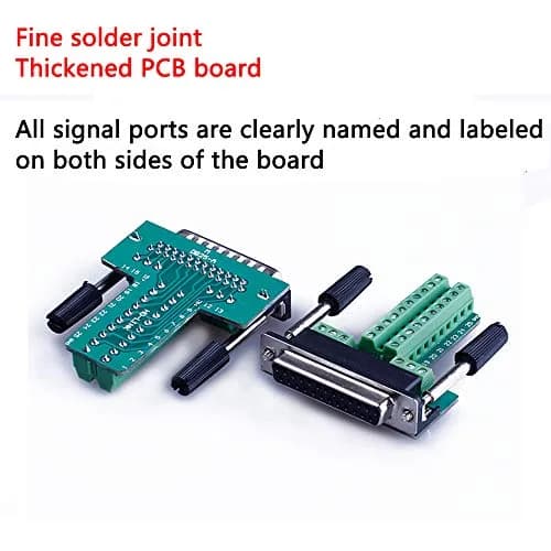 ANMBEST DB25 Solderless RS232 Serial Adapter Male | Durable, Easy Wiring, High Compatibility thumbnail 2
