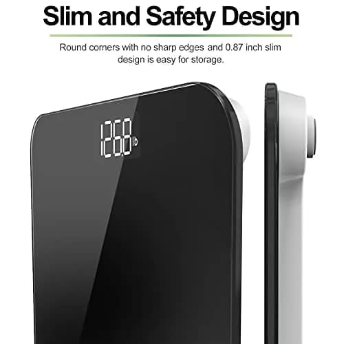 RENPHO Digital Bathroom Scale for Body Weight, 400lbs (180kg) with LED Display, Core 1S | Accurate to 0.1lb (0.05kg) thumbnail 5