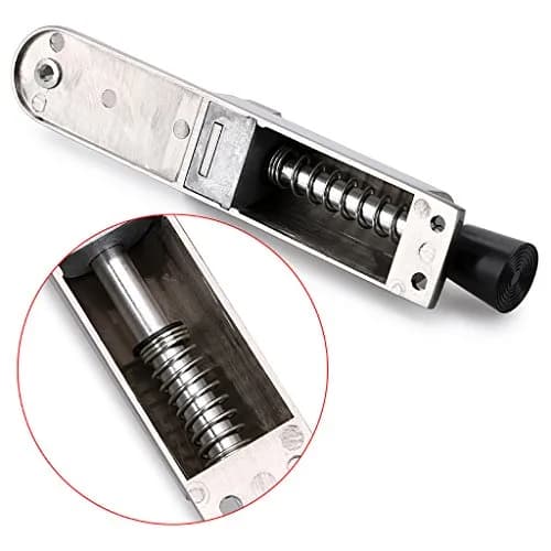 Sumnacon Kickdown Door Stop Silver | Stainless Steel Easy Step Door Stopper with Rubber Foot thumbnail 7
