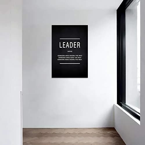 Yatsen Bridge Inspirational Wall Art Leader Noun 24" x 36" | Motivational Canvas Decor for Home & Office thumbnail 2