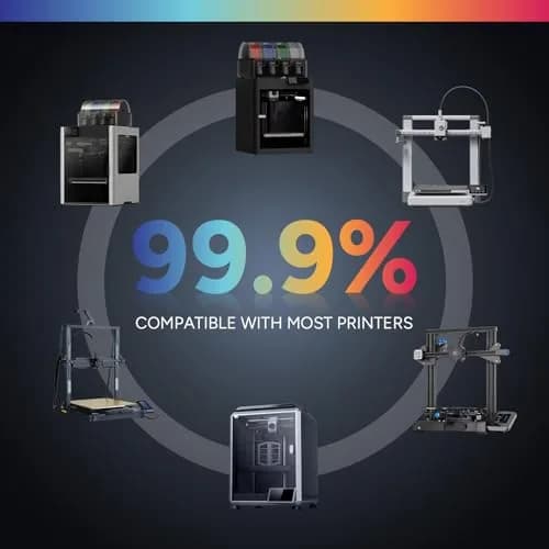 OVERTURE High Speed PETG Filament 1.75mm 1kg | Supports 300mm/s Speed & High Toughness thumbnail 7