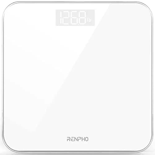 RENPHO Digital Bathroom Scale for Body Weight, 180kg (400lb) | Accurate Readings thumbnail 1