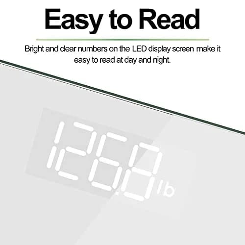 RENPHO Digital Bathroom Scale for Body Weight, 180kg (400lb) | Accurate Readings thumbnail 3