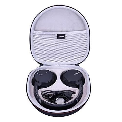 L LTGEM Case for Sony WH-CH720N/WH-CH520 Noise Canceling Wireless Headphones Gray | Hard Travel Cover 9"L thumbnail 8