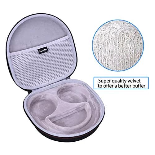 L LTGEM Case for Sony WH-CH720N/WH-CH520 Noise Canceling Wireless Headphones Gray | Hard Travel Cover 9"L thumbnail 9