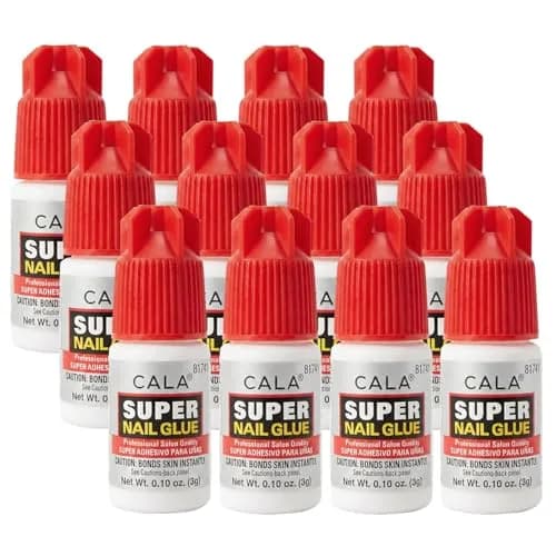 CALA Super Nail Glue 12-Pack | Professional Quick Dry Adhesive for False Nails, Tips & Art Accessories thumbnail 1