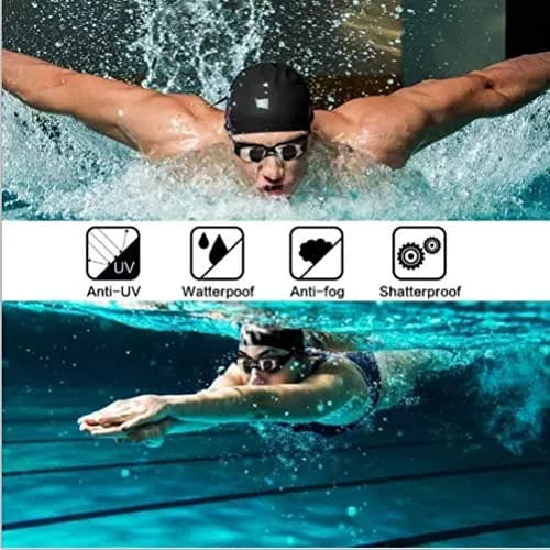 Emoly Swim Goggles No Leaking Anti Fog UV Protection for Adults & Kids | Comfortable Fit & Clear Vision thumbnail 7
